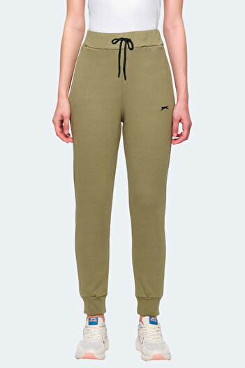 Slazenger Veteran Rbn Women's Light Green Sweatpants with Pockets