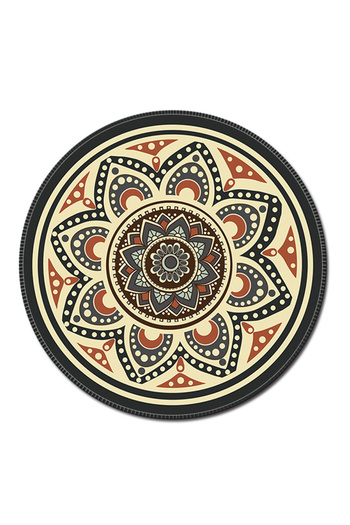 Generic Non-Slip Rubber 3D Round Mouse Pad 06
