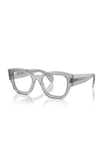 Ray-Ban Ray Ban Vista Unisex Square Eyeglasses- Rb 7681v - Lense Size:52mm - Transparent Grey