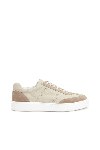 Network Bej Erkek Deri Sneaker