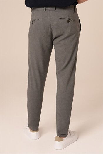 AGUSTİNİ Erkek Chino Gri Pantolon Slim Fit | Agustini