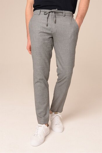 AGUSTİNİ Men's Slim Fit Gray Jogger Pants - Dobby |   Agustini
