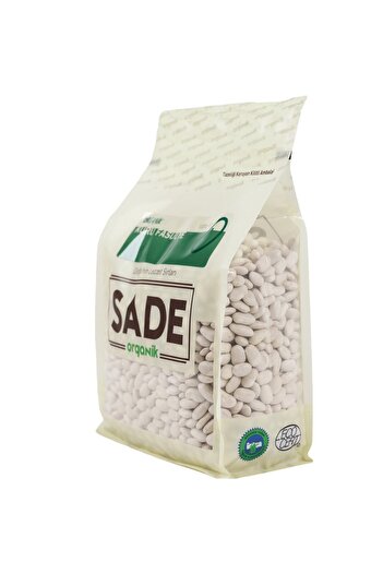 Sade Organik Kuru Fasulye 1000 Gr