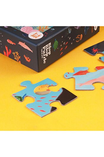 kidmosfer Ara Bul - Sualtı Temalı - 3 Yaş Üzeri Çocuklar Için Eğitici Ve Öğretici Puzzle 35 Parça Yapboz