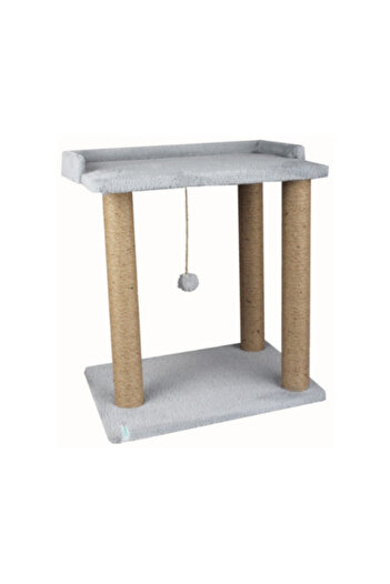 Nursoft Cat Scratcher with Terrace and Sleeping Pompom