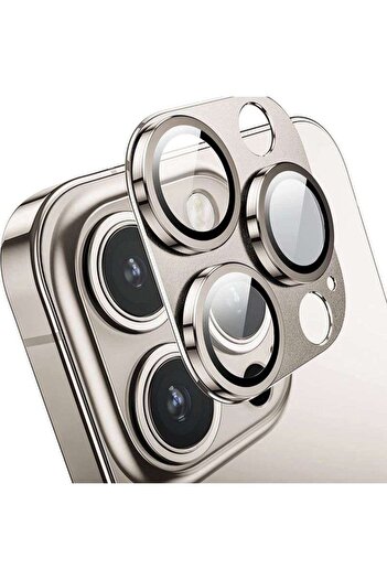 Fibaks Full Protection Camera Lens Protector with Frame Compatible with Apple iPhone 16 Pro & iPhone 16 Pro Max