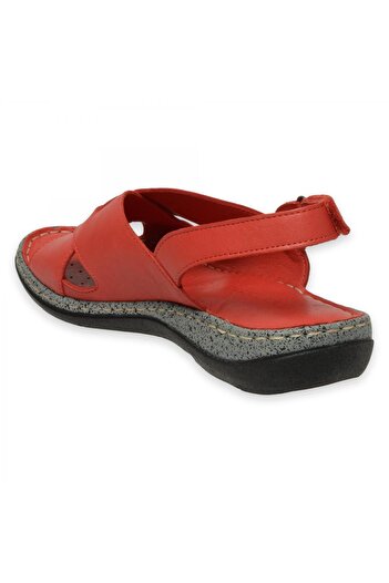Mammamia D25Ys-2525Z Günlük Kırmızı Kadın Sandalet