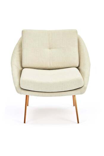 soufa dibaj Chair|Wooden Chair With luxurious Design 82x82x82 cm - Beige
