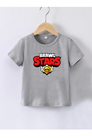 makiteks Quality Combed Cotton Girls Printed Tshirt 5 6 7 8 9 10 11 12 13 14 Years Brawl Stars