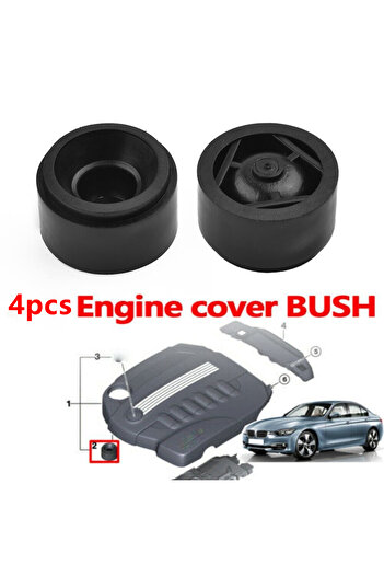 Choice 4pcs For BMW Engine Cover Rubber Mount Bushing #13717588501 For BMW 1 2 3 4 5 7 X1 X3 X4 X 5 X6 E...