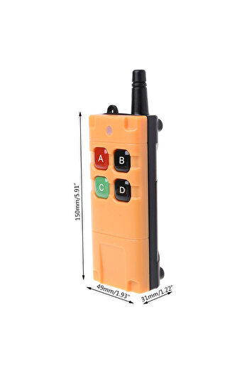 Choice GK06TX 1PCS AC 100 110V 220V 4CH RF Wireless Remote Control Switch Radio Receiver With 2000M Long Di