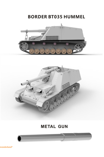 Choice Border BT-035 1/35 German Sd.Kfz.165 Hummel Late Production Plastic Model Kit