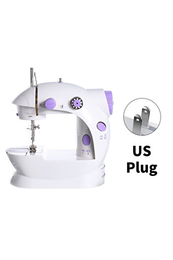 Choice US Plug Household 202Mini Sewing Machines Handheld Sewing Machine Light and Speed Control for Beginn