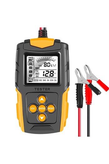 Choice1 100911 12V 24V Car Battery Tester LCD Digital Vehicle Cranking Charging Scanner Diagnostic Battery M