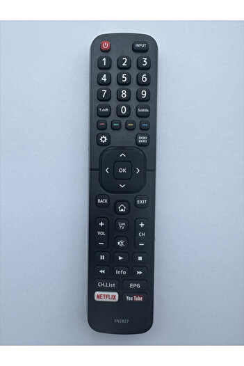 Choice black ABS HIGH QUALITY REMOTE CONTROL EN2B27 FOR HISENSE HD LCD SMART TV