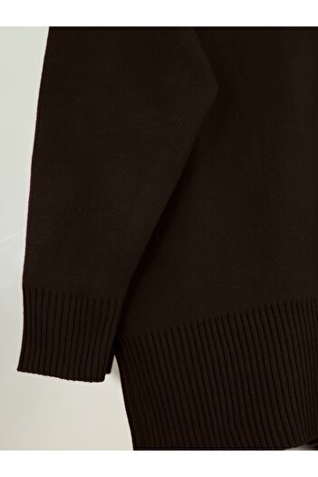 Modamorfo V-Neck Buttoned Knitwear Cardigan -K. Coffee