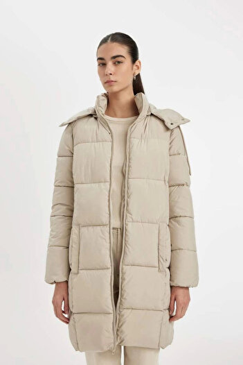 DeFacto Waterproof Hooded Regular Fit Parka