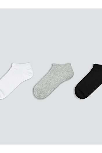 LC Waikiki Quality Parts from Celebi Store |   Women's Plain Booties Socks 3-Piece
