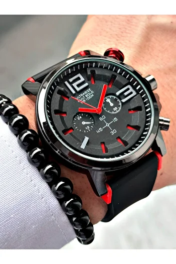 Tisaati Special Series Luxury Silicone Cord Premium Sport Men's Wristwatch-Wristband with Gift