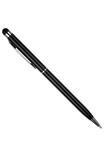 Generic STYLUS TOUCH SCREEN PEN 2 in 1 Black