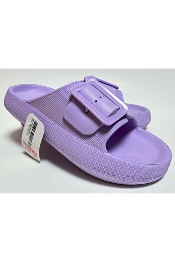 GEZER Adjustable Single Buckle Platform Heel Comfortable and Lightweight Daily Women's Home and Street Slippers