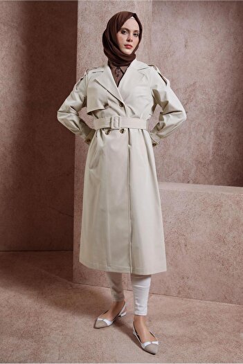 Alvina BELTED TRENCH COAT 10852