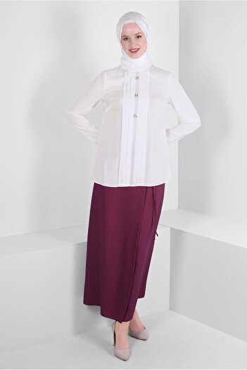 Alvina STRAIGHT CUT SKIRT WITH TIE DETAIL 60417