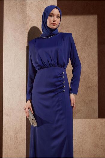 Alvina ROCHIE DE SATIN DETALIAT NASTURII 44429
