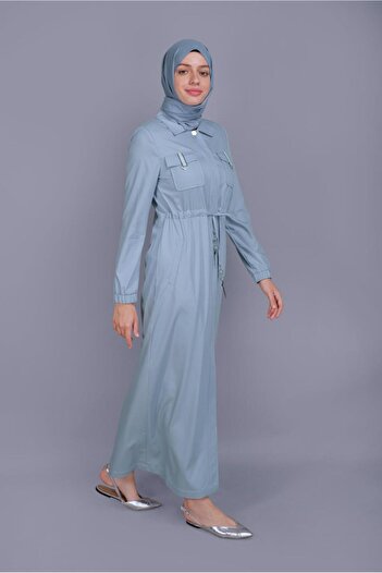 Alvina Belden Lace-Up Pocket Blanket 10166