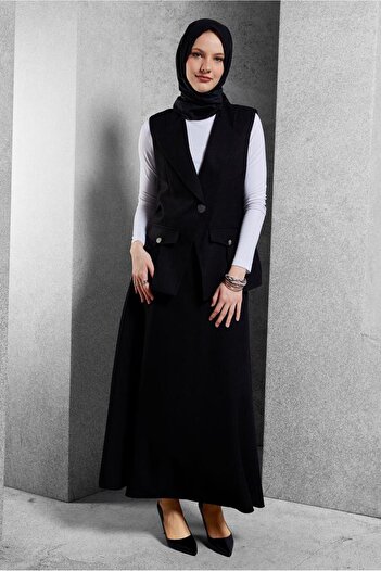 Alvina 45176 Model Belted Skirt Set