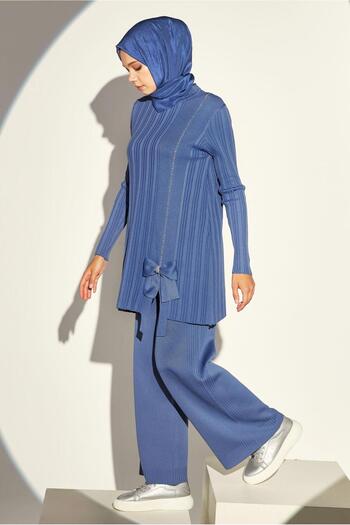 Alvina 44955 Model Stone Printed Trousers Set