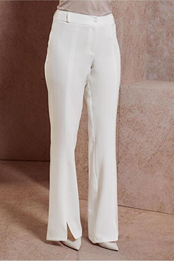Alvina SLIP DETAILED TROUSERS 70716