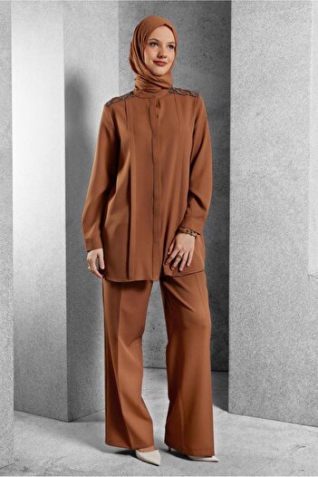Alvina 45184 Model Set - Stone Detailed Trousers