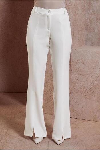 Alvina SLIP DETAILED TROUSERS 70716