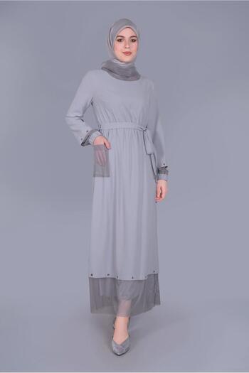 Alvina Mesh Detailed Dress 41429