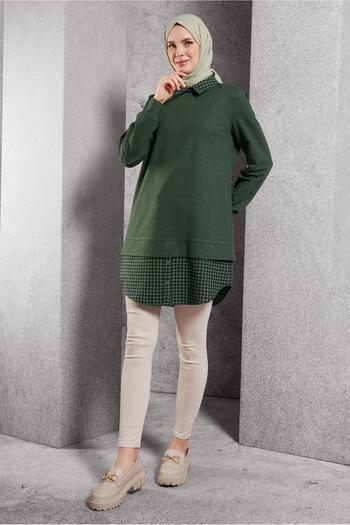 Alvina Shirt Collar Tunic 45198