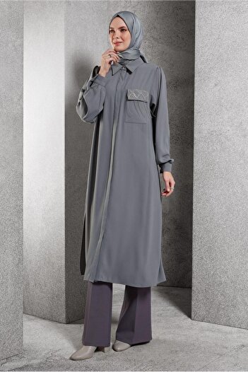 Alvina Stone Detail Long Tunic 45159