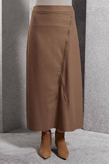 Alvina Skirt with Zipper Detail 60636