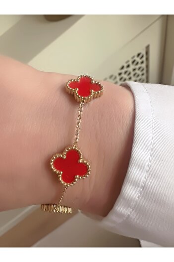 ECEMSEL Clover Steel Bracelet
