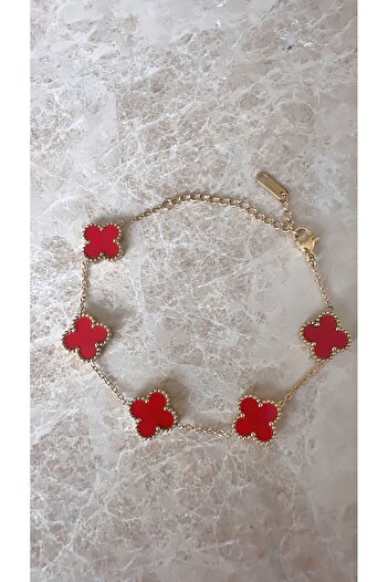ECEMSEL Clover Steel Bracelet