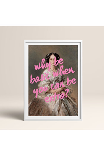HOMEPACK Tekli Ahşap Çerçeveli Tablo Tek Parça Poster Tablo TK/1096