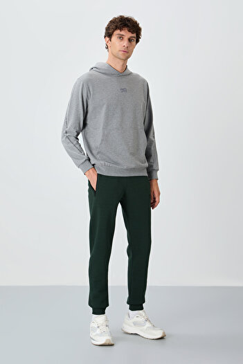AIR JONES Cesar Pine Green Men's Tracksuit Bottom with Pockets - 84929
