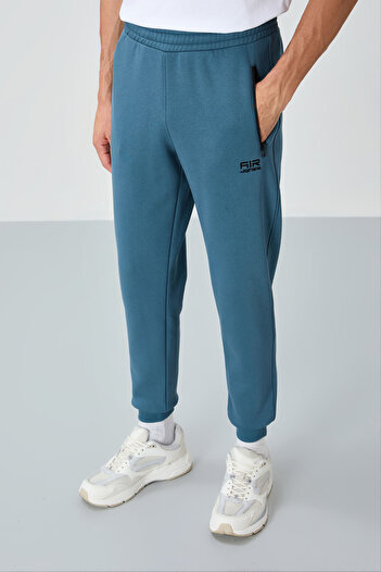 AIR JONES Cesar Forest Green Men's Tracksuit Bottom with Pockets - 84929