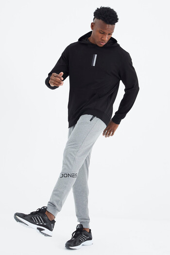 AIR JONES Gale Gray Melange Jogger Men's Tracksuit Bottom - 82111