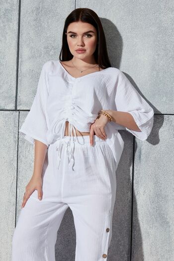 KURULAR RİZE BEZLERİ Front Gathered Suit