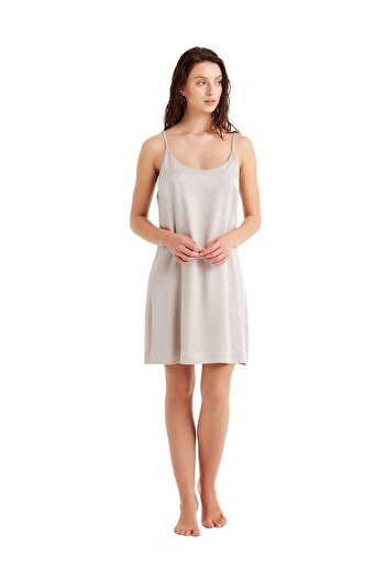 Blackspade Women's Beige Nightgown 60490