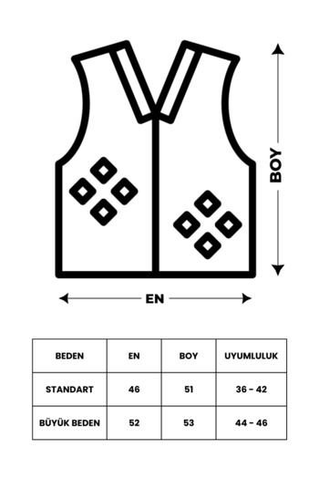 Hatun Atila Hatunatila Patterned - Brown Süzine Knitted Knitwear Vest