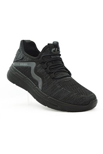 LETAO Simba  Siyah Erkek Bağsız Rahat Hafif Triko Sneaker Ayakkabı