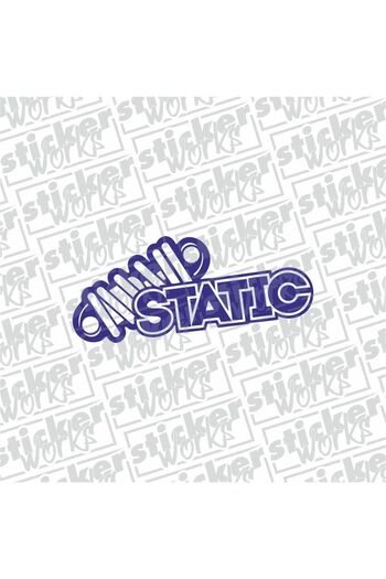 Sticker Works Autocolant static albastru parlamentar
