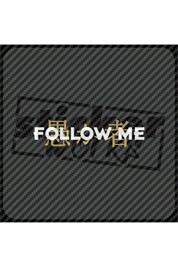 Sticker Works Autocolant pentru parbriz Follow Me